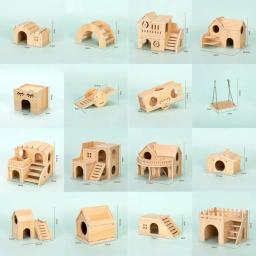 Casa Dupla Camada para Animais Pequenos, Casa do Hamster Anão, Casa do Hamster - Image 4