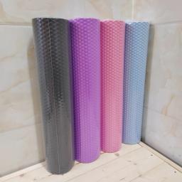Rolo hexagonal redondo do cilindro da espuma de eva do rolo da ioga para exercícios de pilates aprimorados em casa diâmetro 9.5cm comprimento 45cm - Image 1