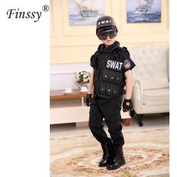 Colete Tático Militar do Exército para Meninos e Meninas, Airsoft Gear, Uniforme de Armadura de Combate, Swat, Polícia, Ao Ar Livre, Traje - Image 3