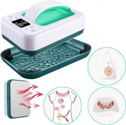 Mini Prensa Térmica Portátil para DIY, Rápido, Mesmo Calor, Fácil, Camisas Artesanais, X com Base Isolada, Sublimação HTV, 7 em × 5 em - Image 1
