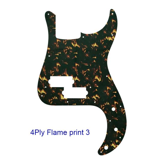 Peças Personalizadas de Guitarra Elétrica: Pickguard de Alta Qualidade para Baixo de 4 Cordas no Estilo Japonês