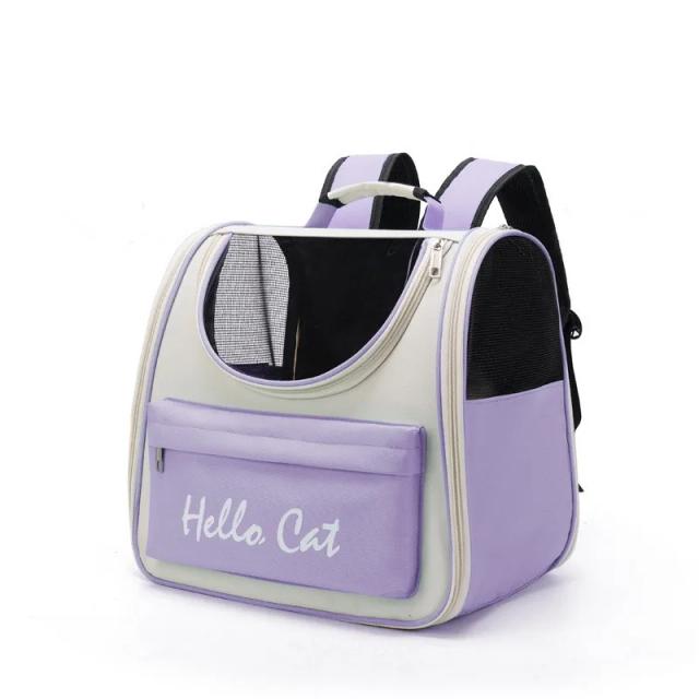 Sacos à prova de vento para animais de estimação: Mochila de viagem ao ar livre para gatos e transporte de cães pequenos