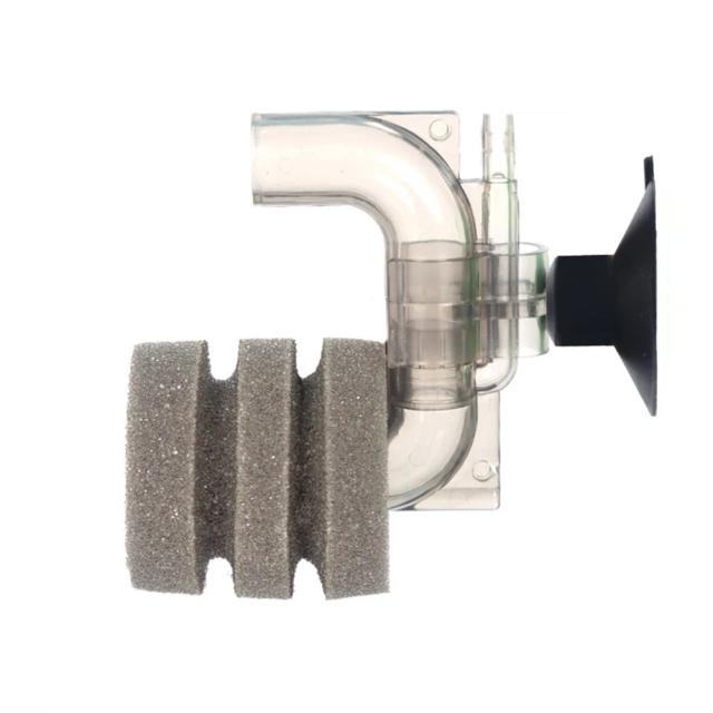 Mini Filtro de Tanque de Peixes com Ventosa Forte, Multi-camada e Esponja Biológica para Aumento de Oxigênio em Aquários