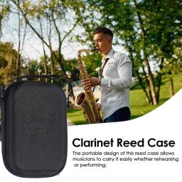 Reeds Case para Clarinete Reeds, Reed Guarda Armazenamento, Grande Capacidade, Shockproof EVA Bag, evita palhetas, Drop Proof, 20 Pcs - Image 2