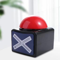 Bateria Powered Jogo Resposta Buzzer com Som e Luz Resposta, campainhas, Concurso Vermelho, o Stress Aliviar Alarme Botão - Image 1