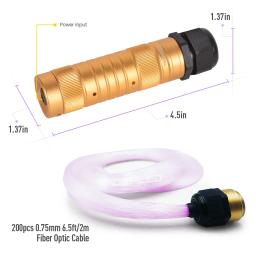LED estrela teto fibra óptica luzes, controle inteligente App, efeito céu estrelado, disponível para decoração do carro - Image 3