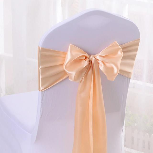 Faixa Cetim Colorida de Alta Qualidade para Cadeiras - Capas Elegantes para Festas de Aniversário e Decoração de Hotéis em Atacado