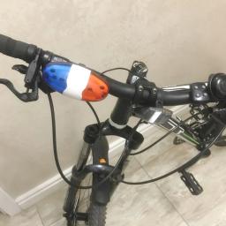 LED bicicleta polícia sirene com luz sonora, buzina elétrica, 4 sons, sirene de sino, luz de bicicleta - Image 4