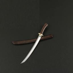 Arma Miniatura do Soldado Espada, Lâmina de Penas de Ganso Selvagem, Estilo Ming, Arma Fria, Figuras de Ação Colecionáveis, Tamanho 15cm, 12 ", 1:6 - Image 4