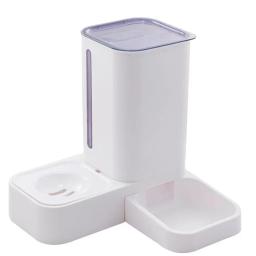 Alimentador automático do animal de estimação, bacia plástica, boca seca, bandeja bebendo do gato do cão, suprimentos animais, preço de atacado - Image 5