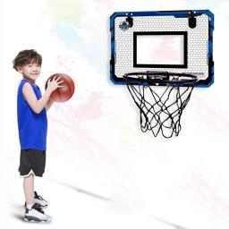 Mini Basketball Hoop com placar eletrônico para crianças, brinquedos engraçados do jogo, encosto para bola, exercício interno e externo, acessório para esporte - Image 4