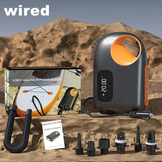 Bomba de Ar Elétrica DC SUP 20 PSI para Pranchas e Barcos Infláveis