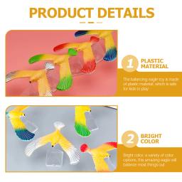 Mini Equilibrar Brinquedo Águia, Figurinhas De Balanceamento De Dedo, Equilíbrio De Pássaros, Criança, Pássaros, 10 Pcs - Image 3