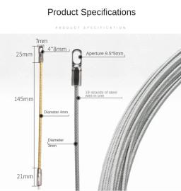 Ferramenta De Dispositivo De Rosqueamento De Fio Universal, Encaminhamento Rápido De Pipeline, Extrator De Cabo Automático Escuro - Image 5