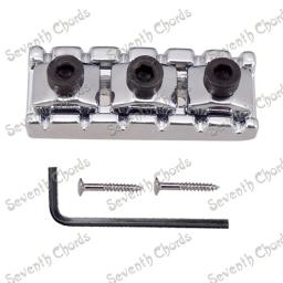 Duplo bloqueio sistemas Tremolo ponte corda para guitarra elétrica, porca trancada, ouro acessórios peças, 43mm, 1pc - Image 5