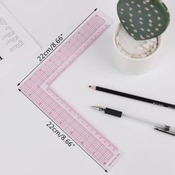 Régua De Costura De Plástico Para Quilting E Corte, Vestuário, Corte, Artesanato, Escala, Desenho Suprimentos, Acessórios De Costura, 1PC - Image 4
