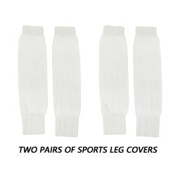 Mangas de perna respiráveis para crianças e adultos, protetor de joelho, protetores, esportes, futebol, ao ar livre, protetor, 2 pares - Image 3
