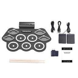 Equipamento de estúdio de música bateria eletrônica instrumento musical almofada elétrica tambor conjunto - Image 3