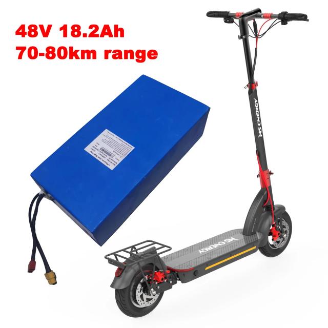 Ms Energia Bateria E20 E10 48V 18.2Ah ou 13Ah Compatível Aerlang Zibike Peugeot