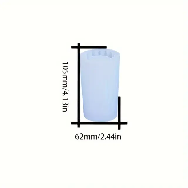 Molde de Silicone para Vaso de Resina Epóxi Cristal DIY - Ideal para Flores e Decorações Artesanais