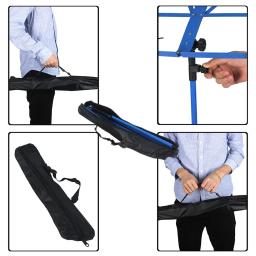 Foldable Music Sheet Tripod Stand, Suporte de aço inoxidável Desktop Music, Suporte ajustável com saco, Acessórios para instrumentos musicais - Image 6