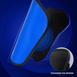 Loogdeel Soccer Shin Guard, protetor de tornozelo, alças ajustáveis, equipamento protetor de futebol para crianças, jovens, adultos, novo, 1 par - Image 6