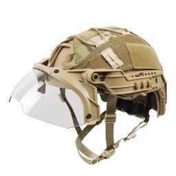Óculos táticos ajustáveis Flip Capacete, Airsoft Paintball, Capacete RÁPIDO, À prova de vento, Anti Fog, CS Wargame Protection Goggles - Image 3