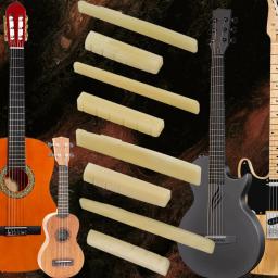 Miwayer-Guitarra clássica acústica, Unbleached ponte de osso, sela múltipla e porca, feita de osso real, 1 par, 6-12 cordas - Image 4