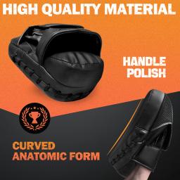 Luvas de couro focus para artes marciais, boxe para homens, mulheres, crianças, treinamento de boxe, soco curvo, karatê - Image 4