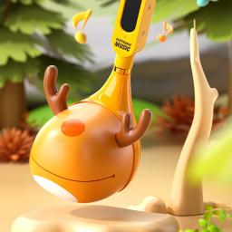 Otamatone japonês instrumento musical eletrônico para crianças, tomatone sintetizador, girino elétrico, kawaii kid, piano kalimba, 1pc - Image 5
