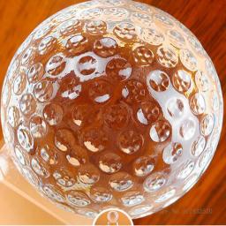 Troféu de cristal para eventos esportivos, prêmios empresariais personalizados, excelentes troféus da equipe do empregado, bola de golfe da terra, trapézio, 1PC - Image 6