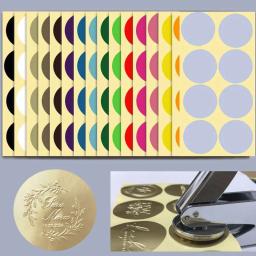 Rodada Em Relevo Selo Selo Adesivos, Certificado Prêmio Adesivo, Envelope, Festa De Casamento Presente, Decoração Do Negócio, Selo Marca Adesivo, 50mm - Image 1
