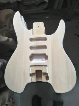 Guitarra elétrica Headless, 6 cordas, portátil, metal, com formato retangular, para a música, para ser personalizado, qualquer estilo - Image 4