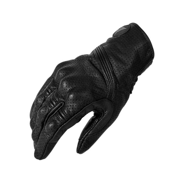 Luvas de Motociclista em Couro para Verão - Proteção e Estilo Premium