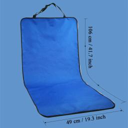 Car Back Seat Pet Cover Protector, Tapete impermeável, Segurança traseira, Acessórios de viagem para cão, gato, Pet Carrier Suprimentos - Image 6