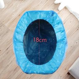 Banheiro portátil para carro de emergência, dobrável balde de acampamento, potty ao ar livre, assento de casa, reutilizável, lavável, piquenique, viagem, balde vômito - Image 5