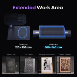 Máquina de gravação a laser LASERPECKER 4 LP4 para todos os materiais Gravador a laser de luz dupla portátil para escultura em metal, madeira e plástico - Image 4