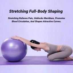 Pvc 45cm-95cm yoga pilates macio grande bola ginásio para treino de fitness bolas de exercício engrossado à prova de explosão equipamentos domésticos equilíbrio - Image 2