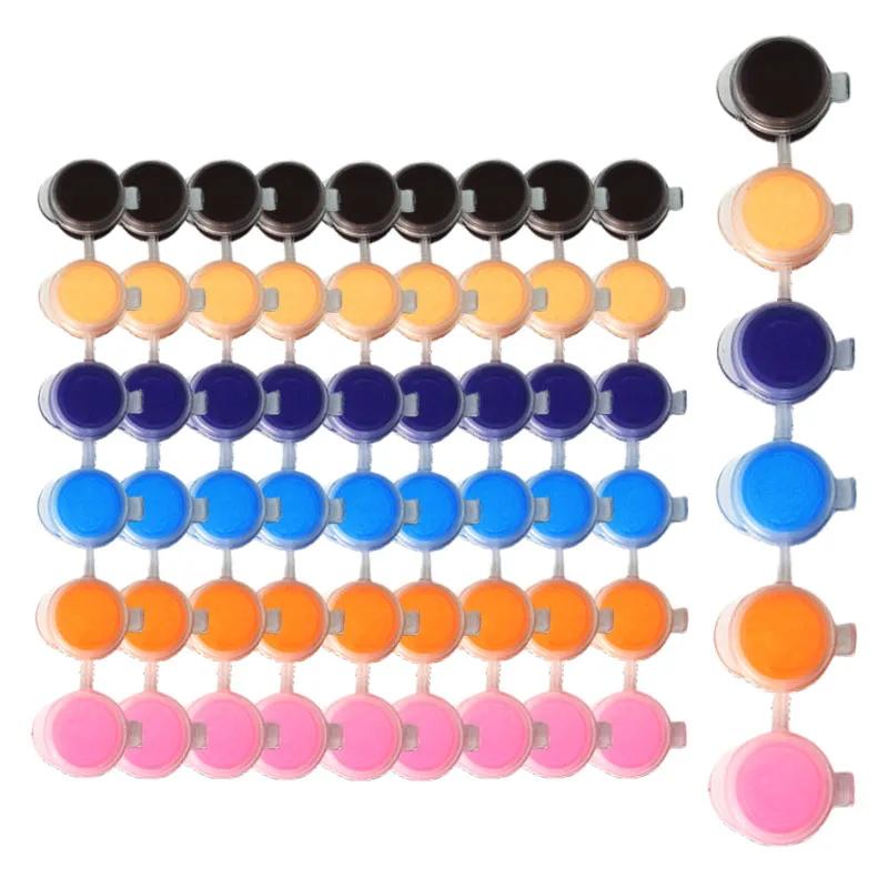 Conjunto De Tinta Acrílica Impermeável, Pintura De Arte, DIY Graffiti Plaster, 2 ml, 6 Cores - Image 1