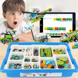 Novo conjunto de núcleo wedo 2.0, kit de caixa de vapor robótico compatível com 45300 blocos de construção we-do, brinquedos educativos diy, presentes de natal - Image 1
