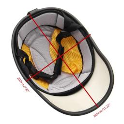Capacete de bicicleta, capacete de segurança para ciclismo mtb, meio capacete de motocicleta estilo boné de beisebol, equipamento de proteção para adultos, novo - Image 4
