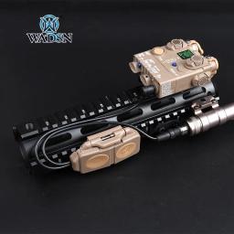 Wadsn tático peq 15 interruptor de luz laser botão duplo m300 m600 lanterna airsoft armas peças caber 20mm picatinny ferroviário - Image 6