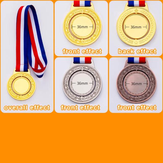 Medalhas de Esporte Personalizadas em Metal para Tênis de Mesa, Badminton, Vôlei e Taekwondo - Pacote com 10 Peças