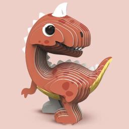 Quebra-cabeça tridimensional infantil, montagem de jardim de infância, brinquedo intelectual de educação precoce, dinossauro, modelo animal, papel - Image 6