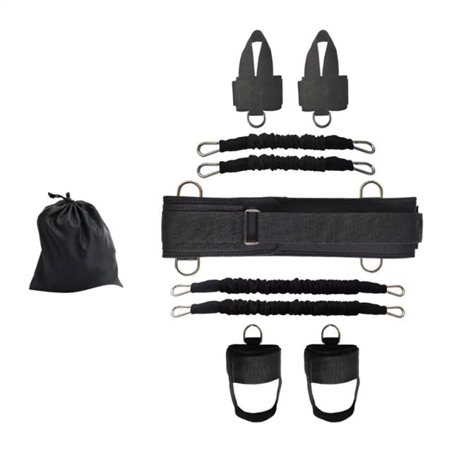 Conjunto de Bandas de Resistência para Boxe, Velocidade, Agilidade e Treino de Cintura