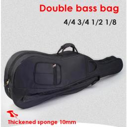 Big Bass Double Bass Bag Box, Espessamento À Prova D' Água, Profissional, Fastshipping, 4/4, 3/4, 1/2, 1/4, 1/8 - Image 2