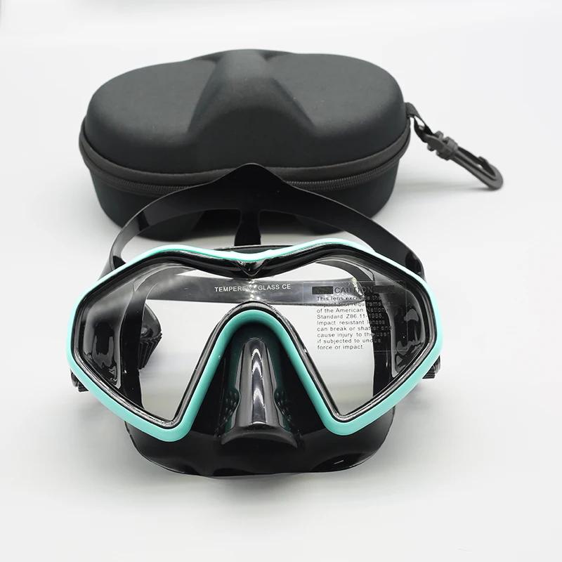 Profissional Silicone Impermeável e Anti-fog Snorkeling Conjunto para Adulto, Grande Campo Mergulho Superfície, Espelho, Wet Throat Snorkeling - Image 1