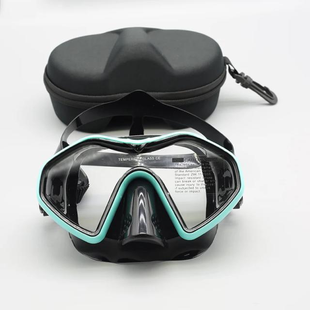 Conjunto de Snorkeling para Adultos com Silicone Impermeável e Anti-fog, Ideal para Mergulho na Superfície, com Lentes Espelhadas e Design Confortável