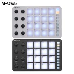 M-VAVE Pad lançamento portátil, SMC-PAD Interface, pequeno controlador MIDI sem fio, teclado percussão adequado - Image 1