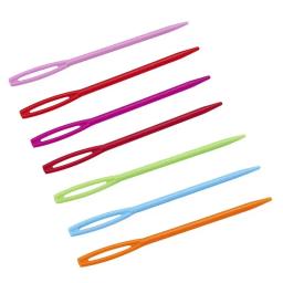 Agulhas De Tricô De Plástico Para Crianças, Agulhas De Tricô, Ganchos De Crochet, Agulha De Fios De Lã, Camisola DIY, Ferramentas De Tecelagem, 7 cm, 9 cm, 15cm, 30 PCs - Image 6
